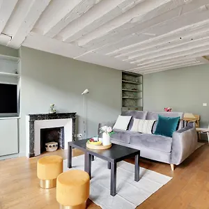 Appartamento Chic -1br-4p- Marais - Republique, Parigi